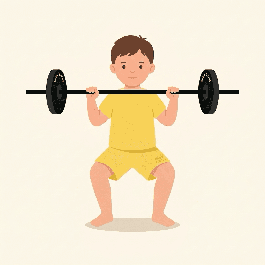 5 Front Squats — Hold
