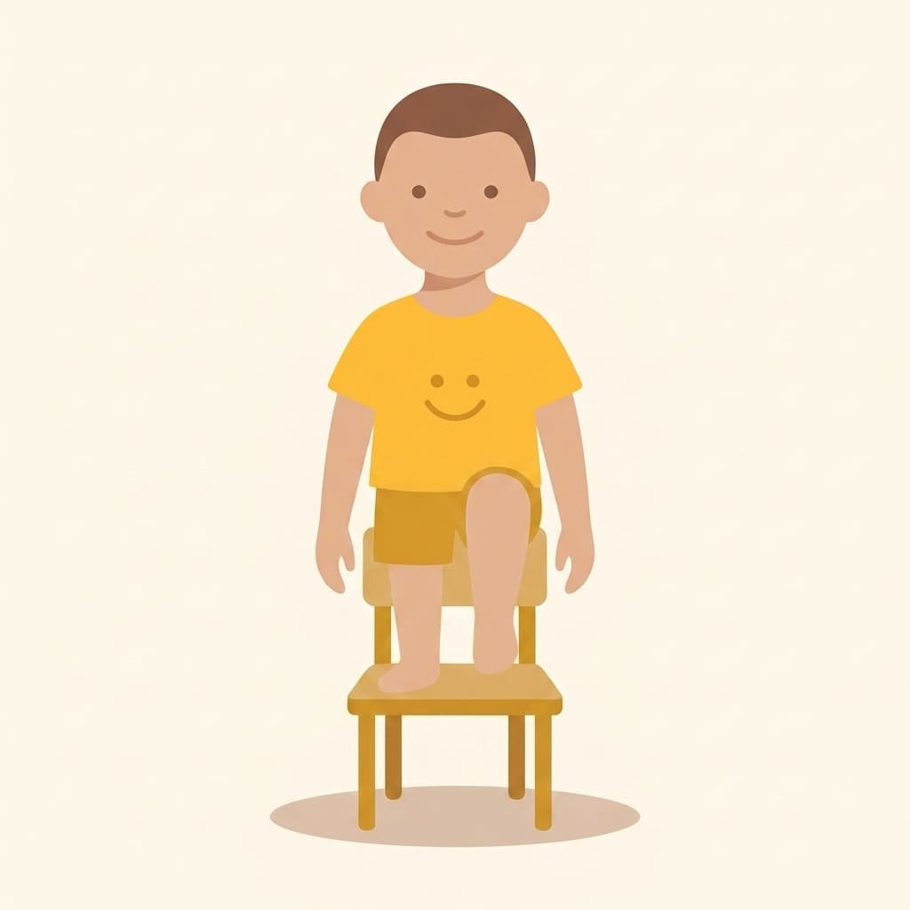 Chair Step-Ups — Hold