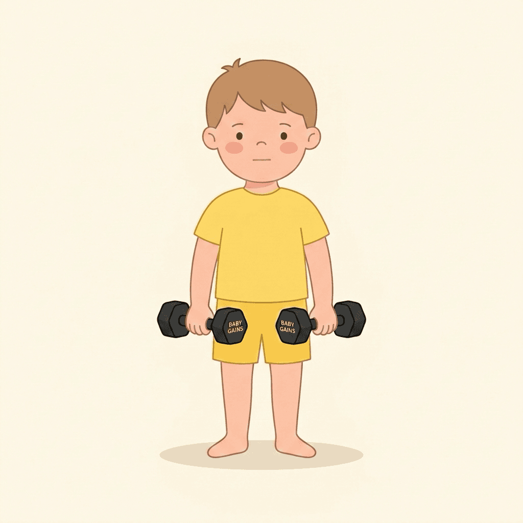 Pick Up Dumbbells — Hold
