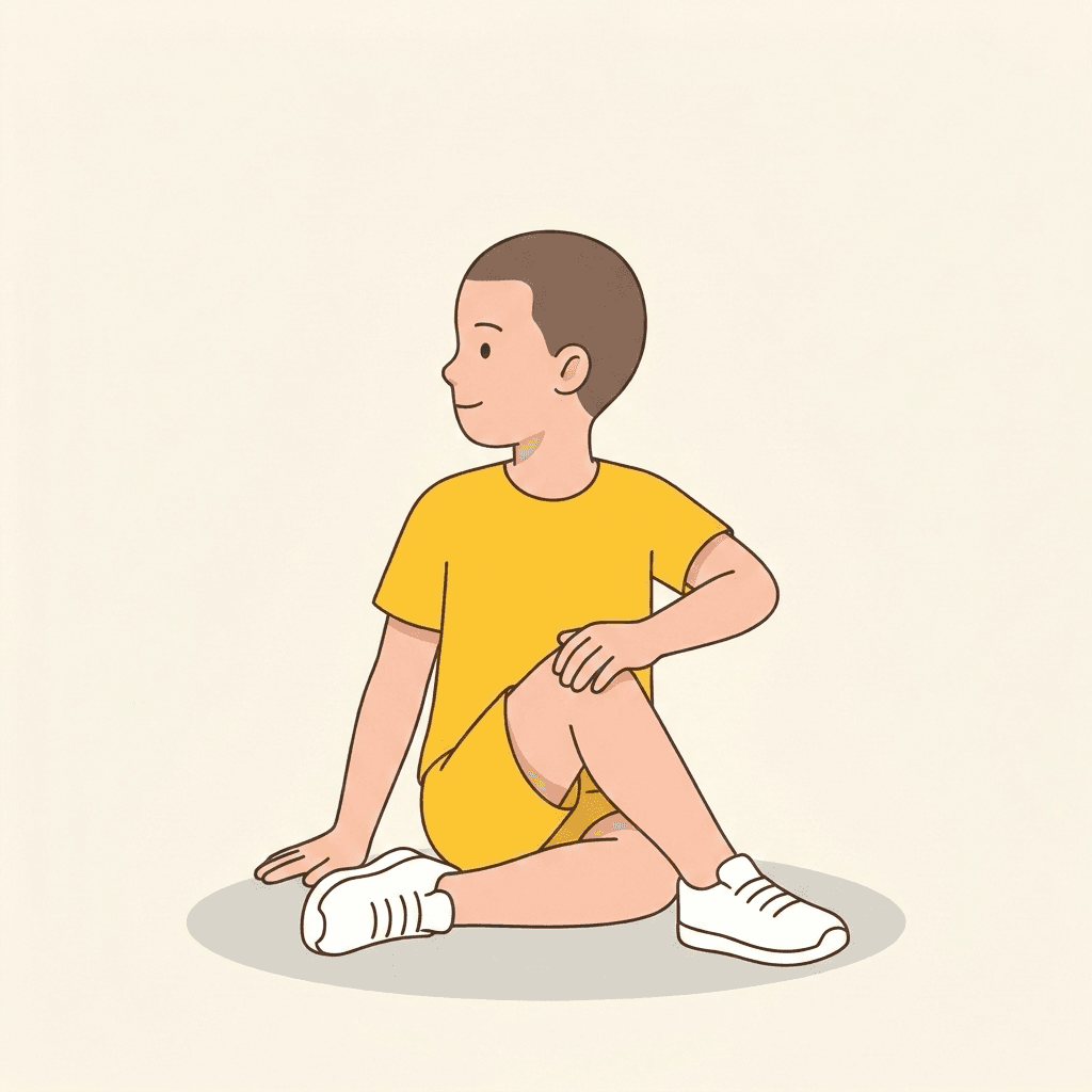 Seated Twist — Hold